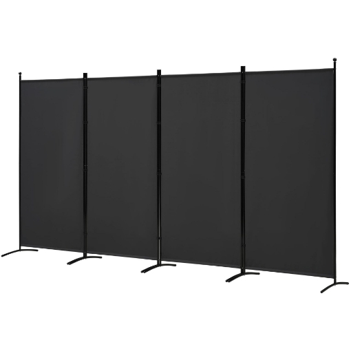 Picture of Iron Frame Push-Pull Mobile Partition Screen