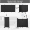 Picture of Iron Frame Push-Pull Mobile Partition Screen